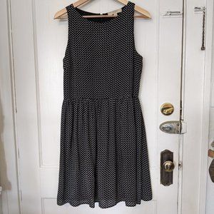 Loft Polka Dot Midi Dress, Size 12